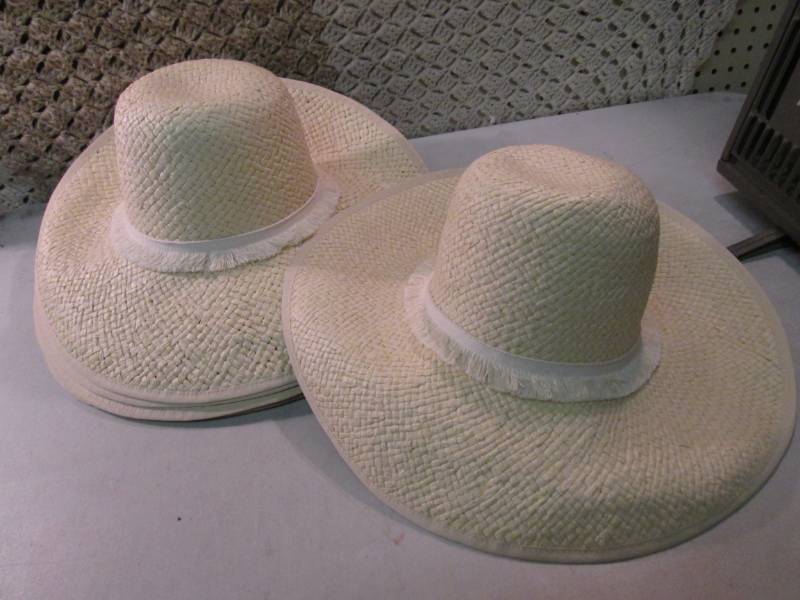 lot 175 image: Lot of 8 Sun Hats New with tags.  R...