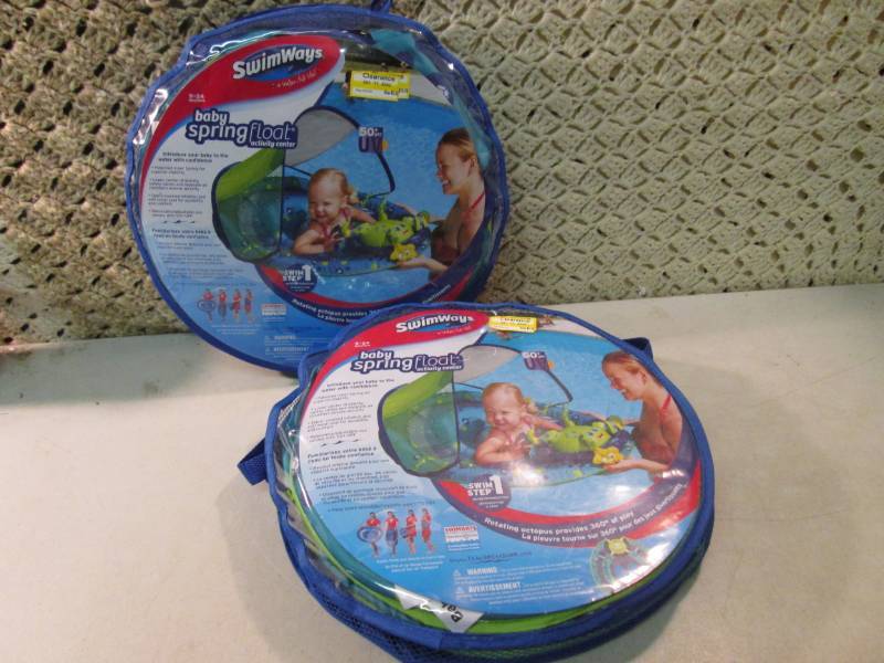 lot 178 image: Lot of 2 SwimWays Baby Spring Float...