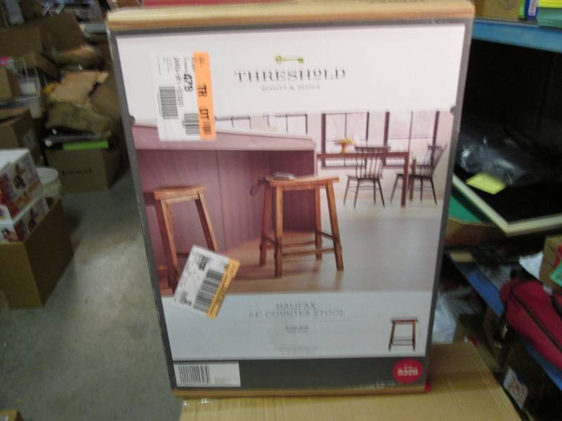 lot 201 image: Threshold Halifax 24 Counter Stool...
