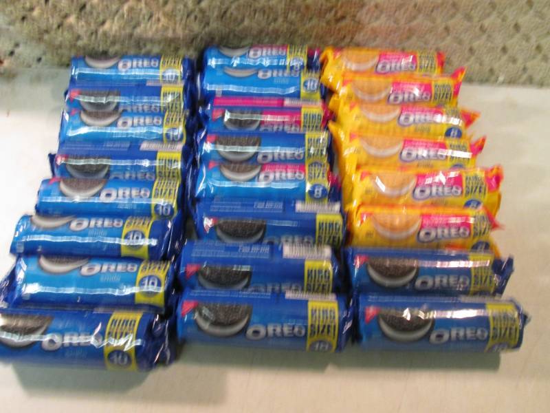 lot 202 image: Lot of Oreo Cookies Best by dates v...