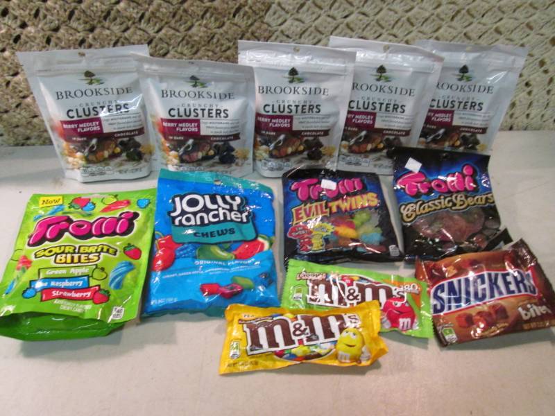 lot 234 image: Mixed Lot of Bag Candy Best by date...