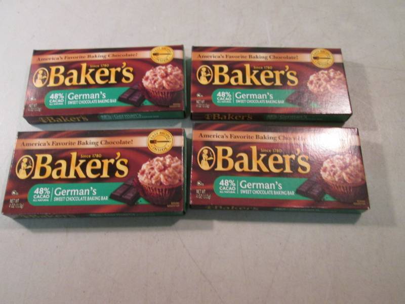 lot 256 image: 4 Boxes of Bakers Germans Sweet Cho...