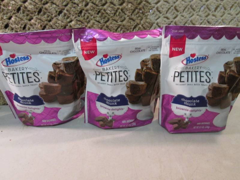 lot 264 image: 3 Bags of Hostess Bakery Petites Ch...
