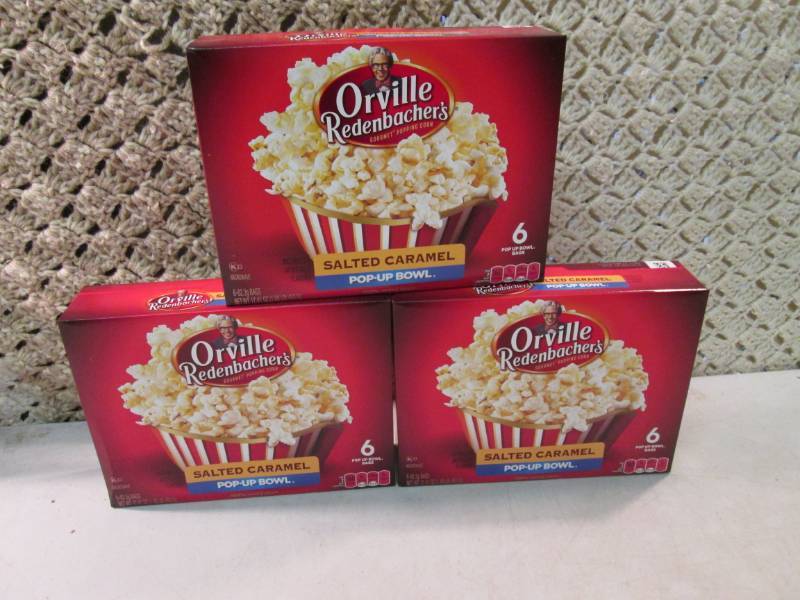 lot 270 image: 3 Boxes of Orville Redenbachers Sal...