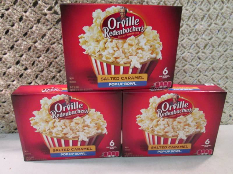 lot 271 image: 3 Boxes of Orville Redenbachers Sal...
