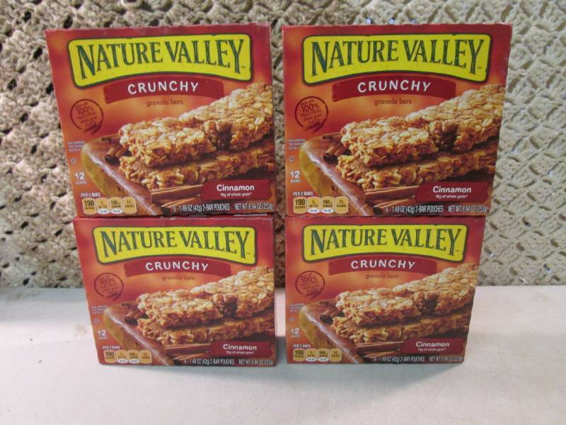 lot 272 image: 4 Boxes of Nature Valley Crunchy Ci...