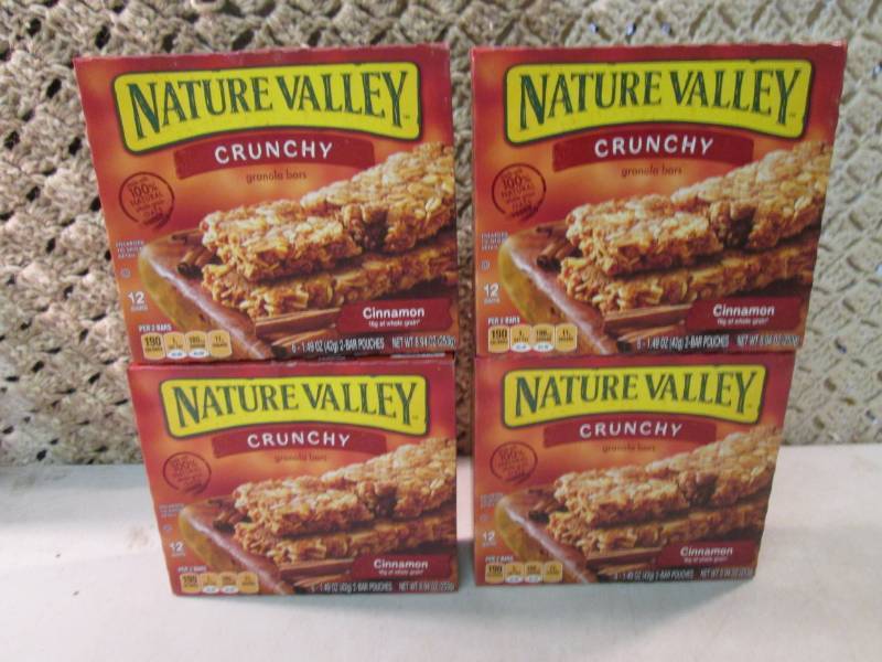 lot 273 image: 4 Boxes of Nature Valley Crunchy Ci...