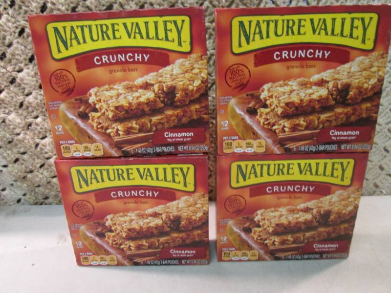 lot 274 image: 4 Boxes of Nature Valley Crunchy Ci...