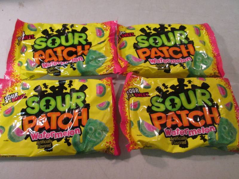 lot 278 image: 4 Bags of Sour Patch Watermelon Sou...