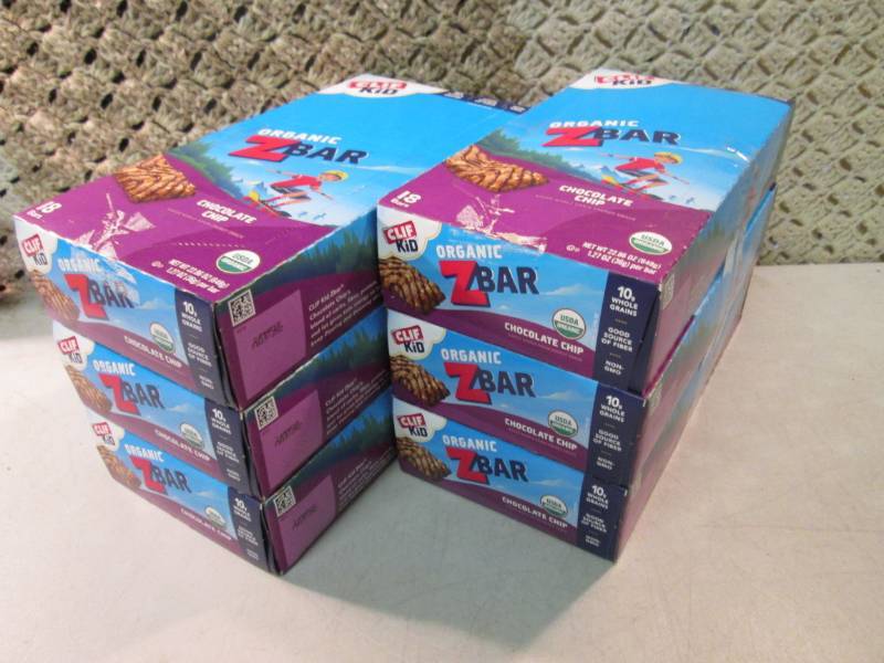 lot 287 image: 6 Boxes of Organic Z Bars Chocolate...
