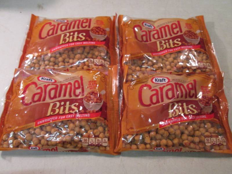 lot 296 image: 4 Bags of Caramel Bites Best by Jul...