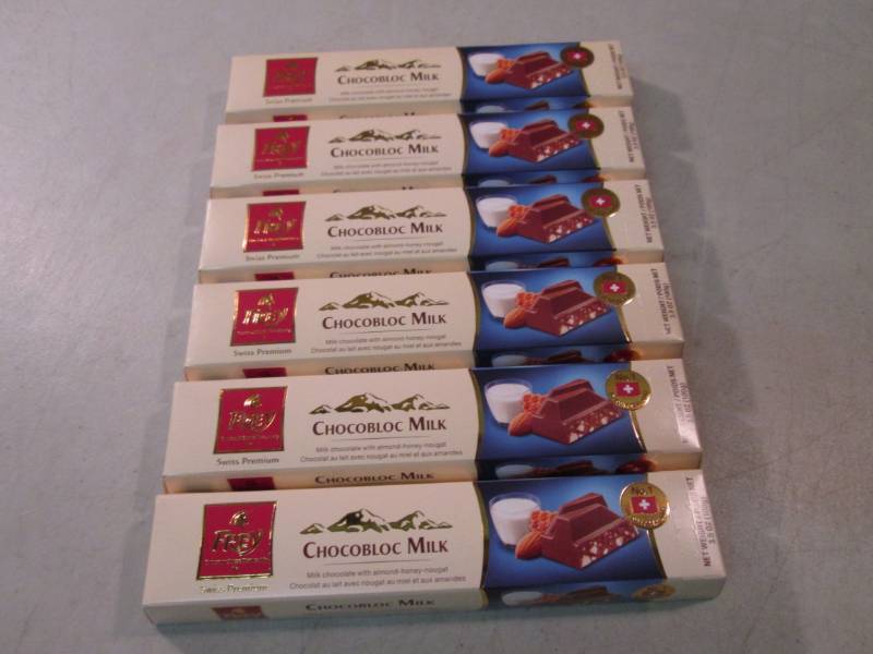 lot 303 image: 6 Frey Swiss Premium Chocobloc Milk...