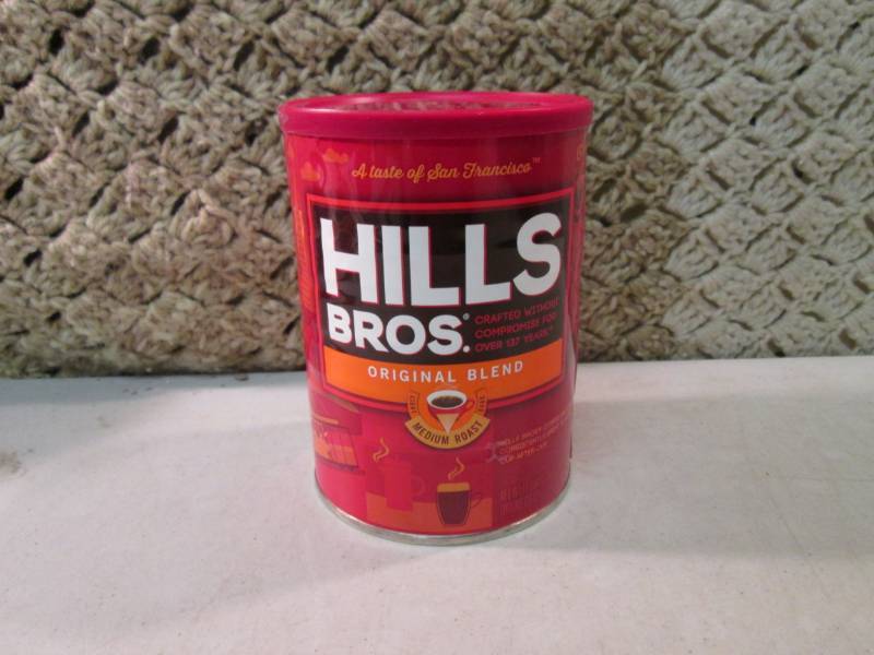 lot 308 image: Can of Hills Bros Original Blend Me...