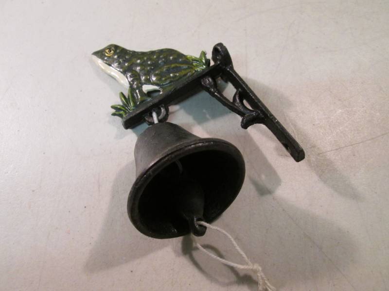 lot 326 image: Cast Iron Bell and Mounting Bracket...