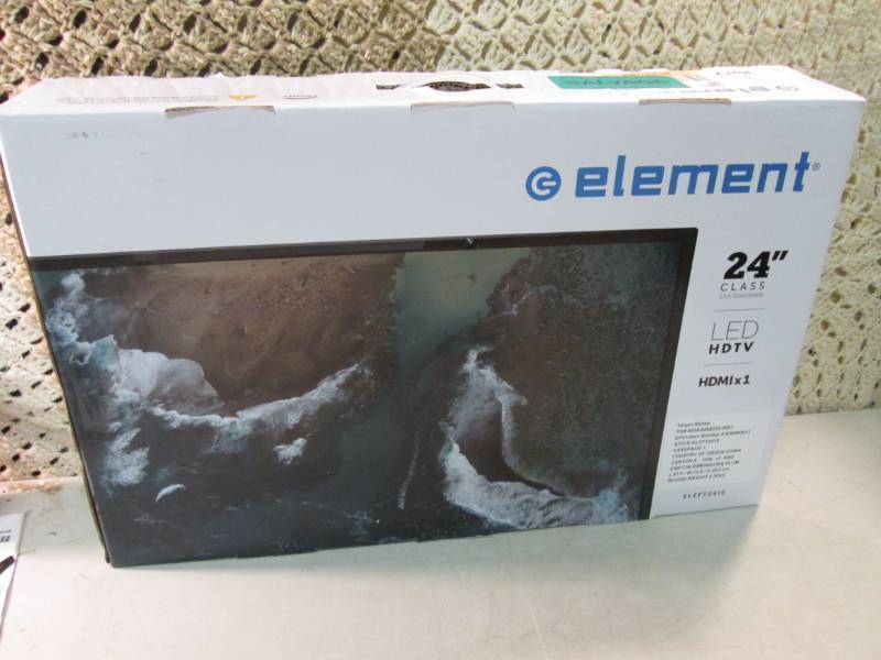 lot 161 image: Element 24 LED HDTV Open Box Untes...