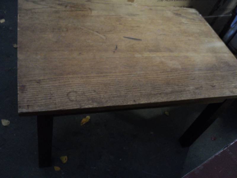 vintage oak table - could be a coff...