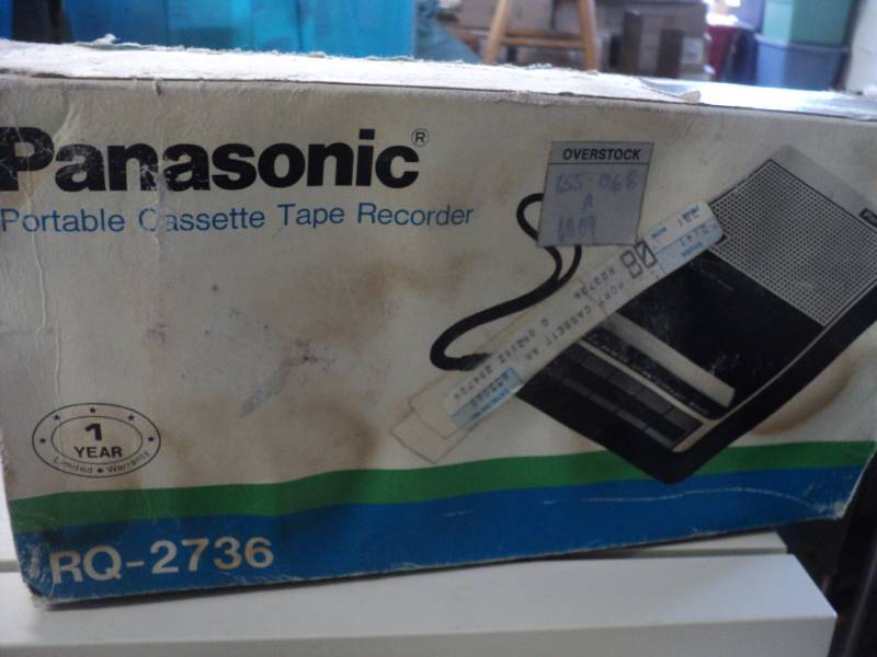 Panasonic Prtable Cassette Tape Rec...