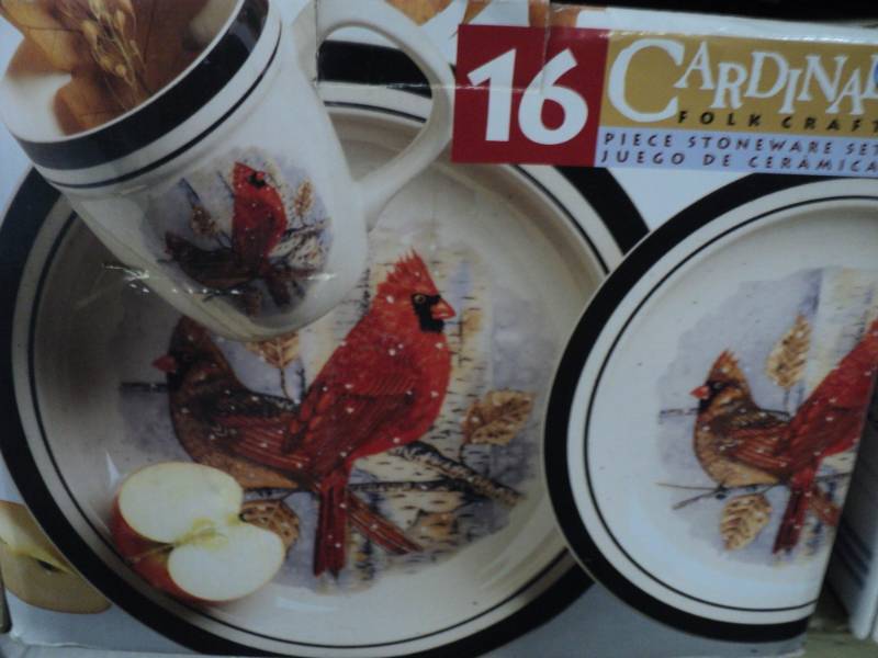 16 piece Cardinal Dish Set...