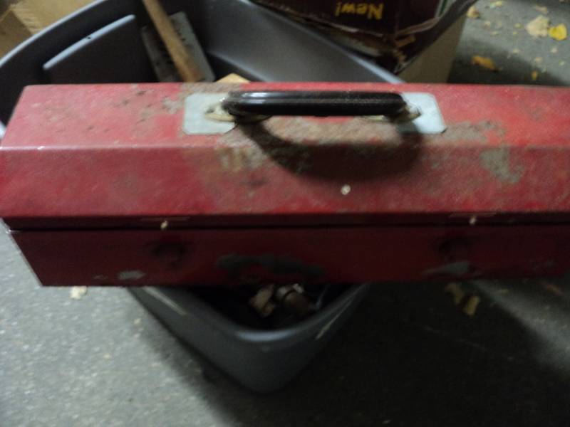 metal tool box and contents...