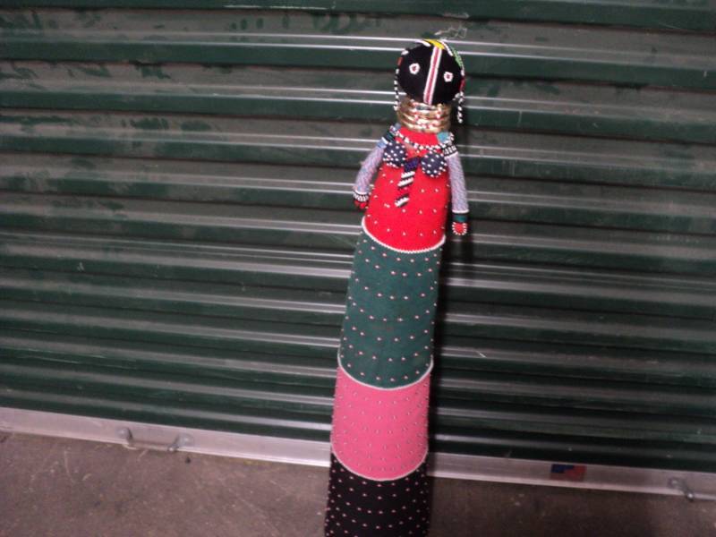 42 tall beaded lady...
