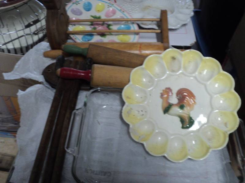 egg plate, rolling pins, roaster, t...