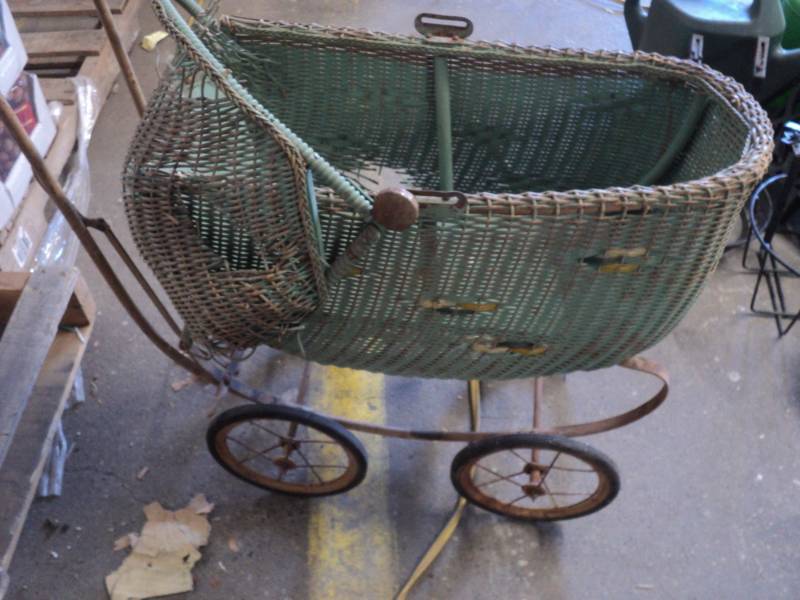 Wicker stroller-would look great in...