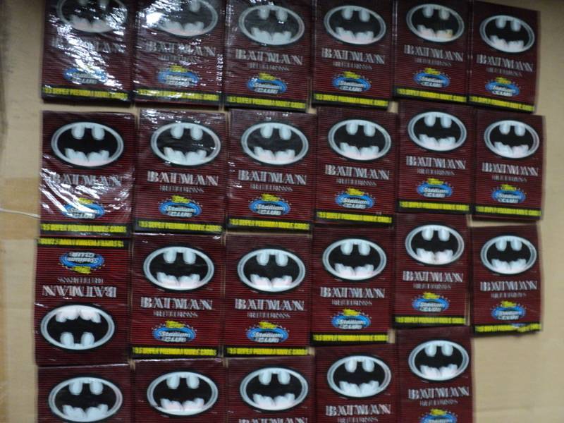 23 packs of Batman cards...