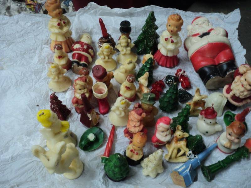 vintage candle xmas collection and ...