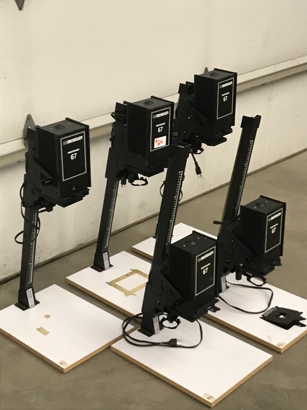lot 24 image: (5) Beseler PrintMaker-67 Condensor Enlargers