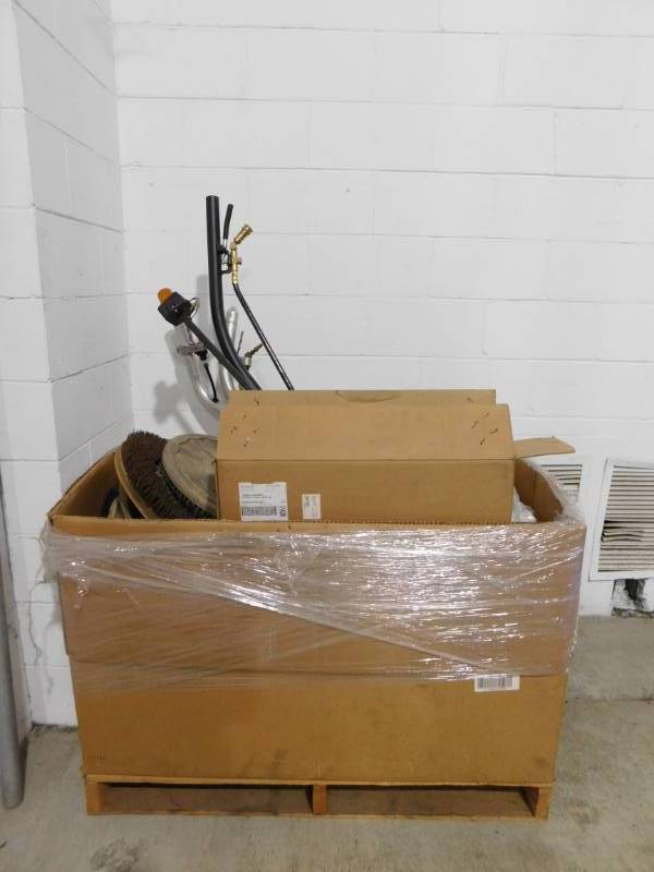 lot 13 image: Misc. Lot of Sweeper & Scrubber Parts #1