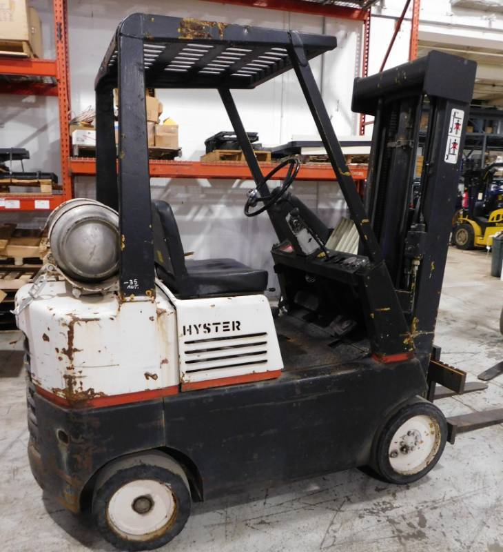 lot 4 image: Hyster S50E Forklift