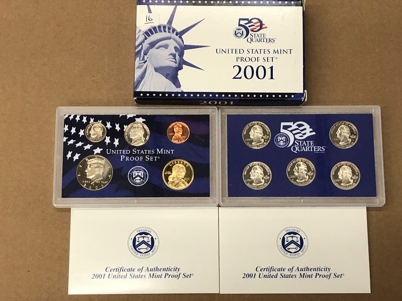 2001 Mint Proof Set