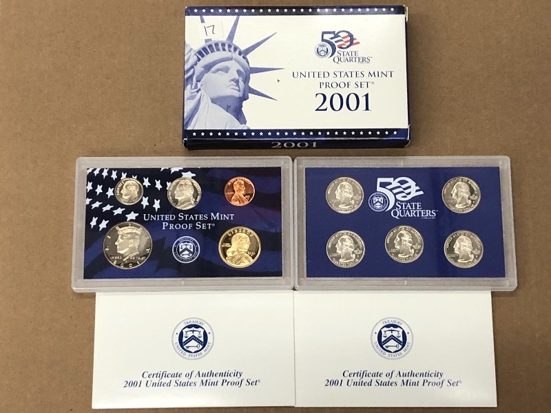 2001 Mint Proof Set