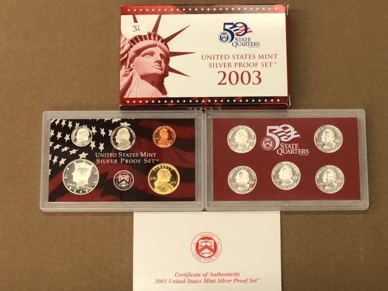 2003 Silver Proof Set