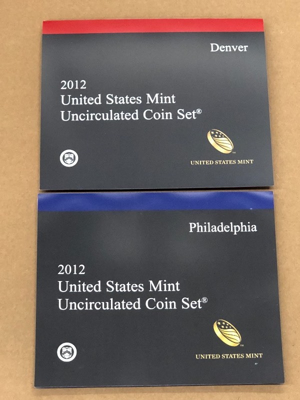 2012 Mint UNC Coin Set