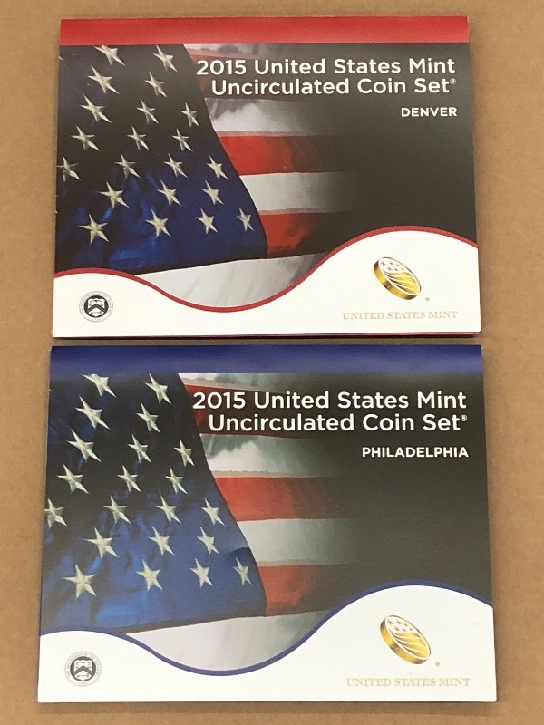 2015 Mint UNC Coin Set