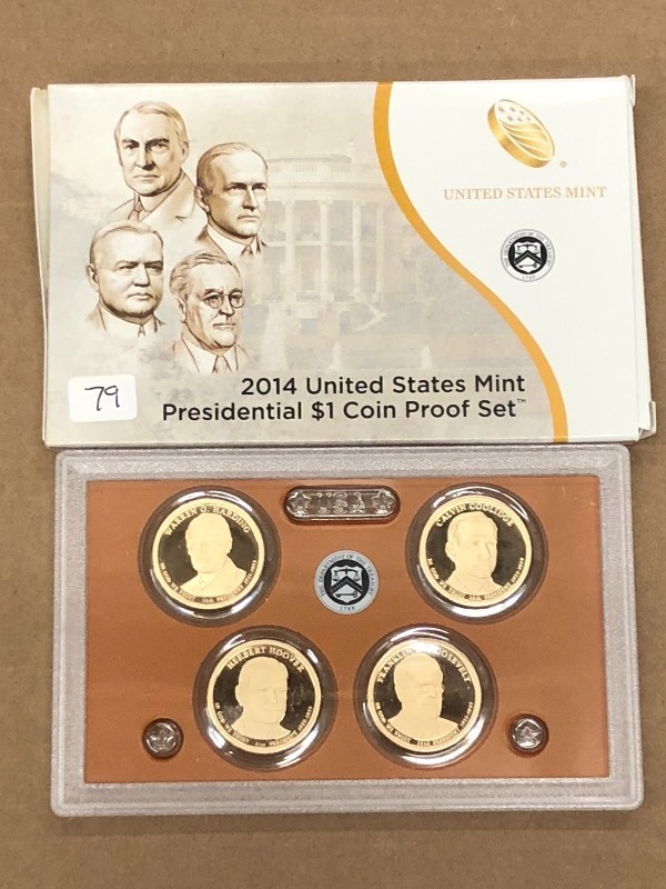 2014 Presidential $1 Proof Set