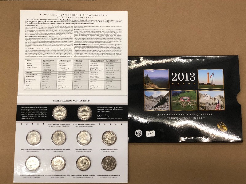 2013 America The Beautiful UNC Set