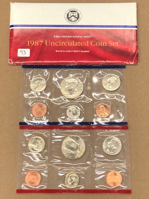 1987 UNC Mint Set
