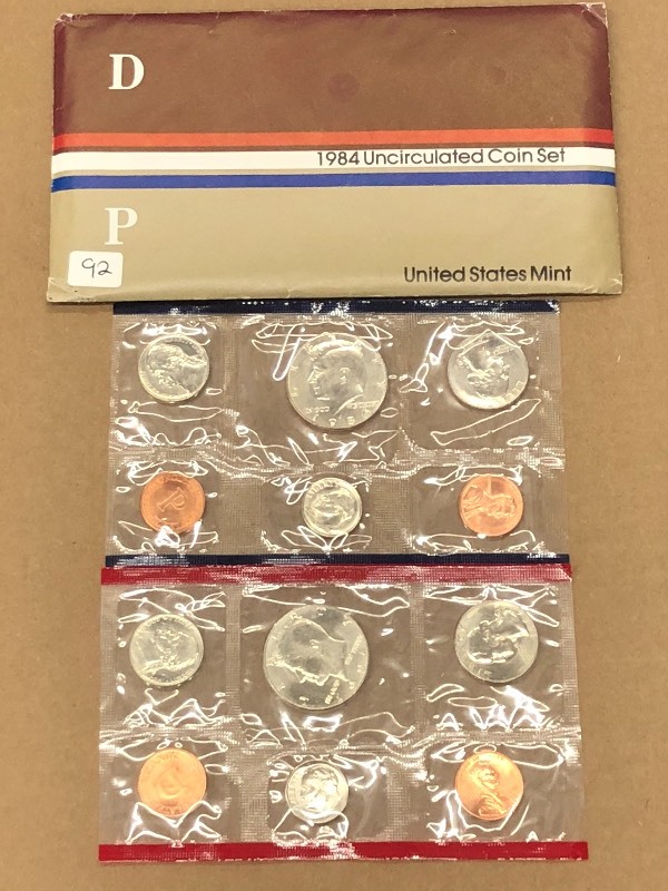 1984 UNC Mint Set