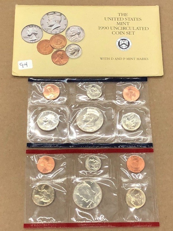 1990 UNC Mint Set