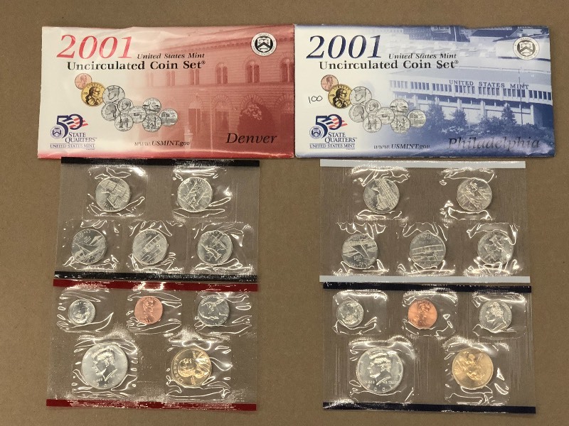 2001 UNC Mint Set
