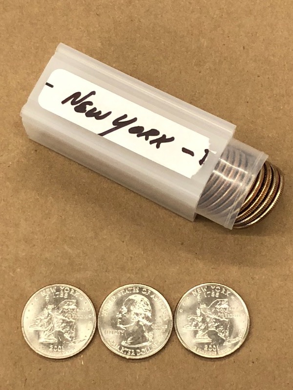 (39) 2001 New York State Quarters