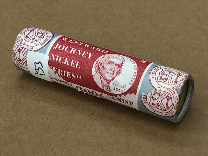 (1) Roll Of UNC Westward Journey Nickels