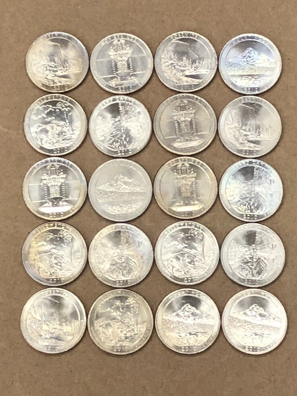 (20) 2010 State Quarters