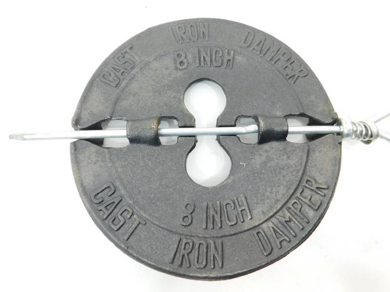 lot 95 image: 8 Inch Cast Iron Damper