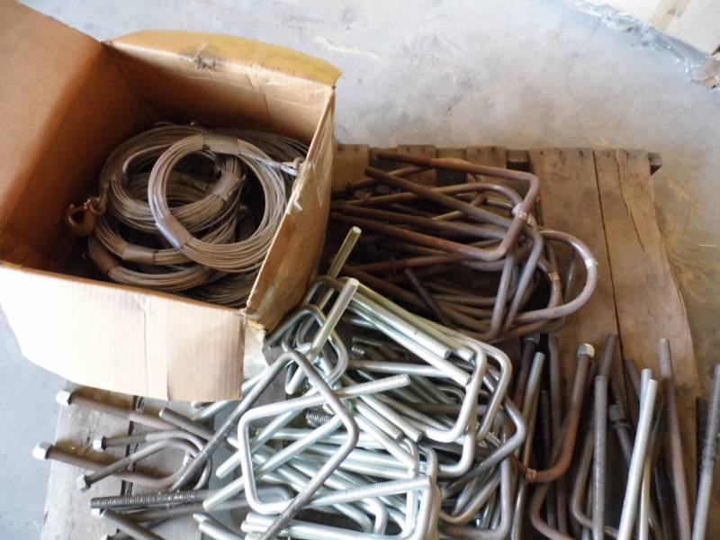 lot 1 image: U Bolts - Steel Cable