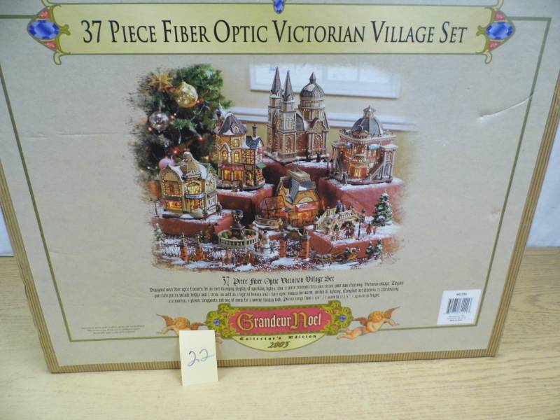 lot 22 image: Christmas Village