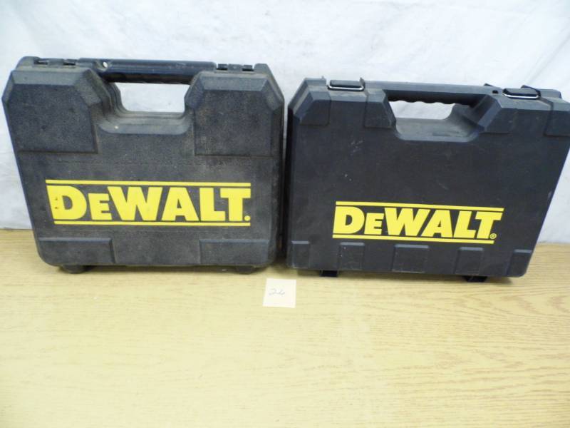 lot 26 image: DeWalt Cases