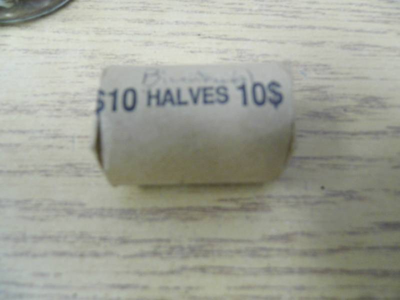 lot 67 image: Roll of Bicentennial Half Dollars